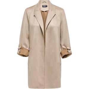 ONLY Onljoline Faux Suede Coat Life Cc Otw Onljoline Life CC Otw Manteau en faux daim Femme (lot de 1)(Gris clair)