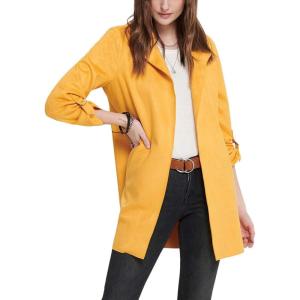 ONLY Onljoline Faux Suede Coat Life Cc Otw Onljoline Life CC Otw Manteau en faux daim Femme (lot de 1)(Jaune)