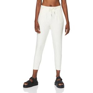 ONLY Onlpoptrash Easy Rush Stripe PNT Noos – Pantalons – Chino – Femme(Cloud Dancer)