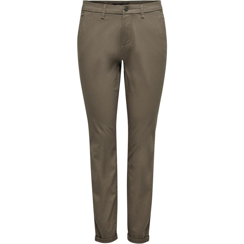 imageONLY Pantalon Chino ONLPARIS Slim Fit Pantalon ChinoFossile