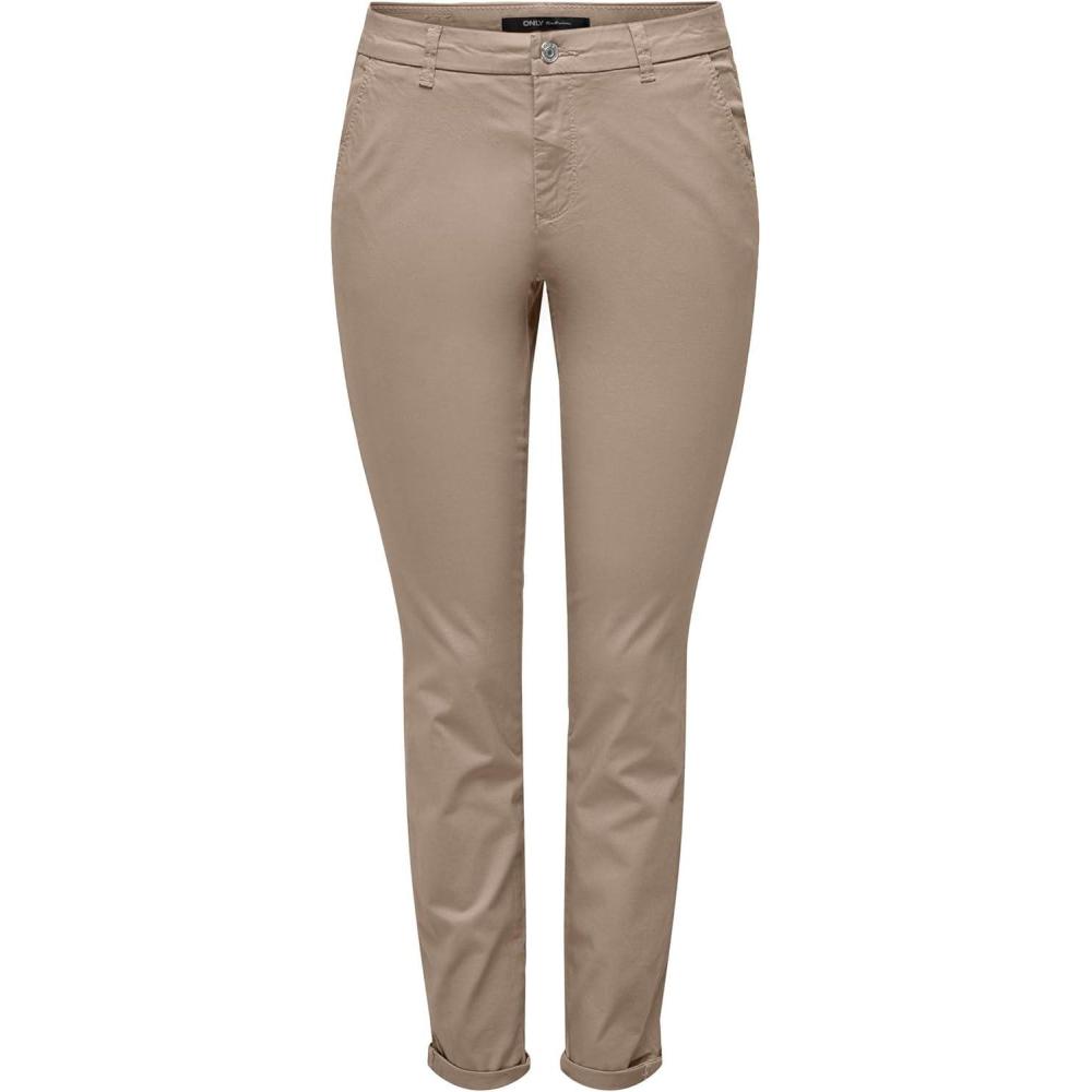 imageONLY Pantalon Chino ONLPARIS Slim Fit Pantalon ChinoGris Clair