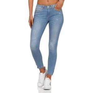 ONLY Jean Skinny ONLBLUSH Taille Moyenne Skinny Fit Jeans(Light Blue Denim)