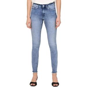 ONLY Jean Skinny ONLBLUSH Taille Moyenne Skinny Fit Jeans(Medium Blue Denim)