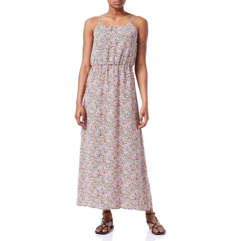 imageONLY Robe Winner Black Graphic CircleCherry BlossomAopisa Floral