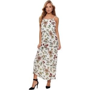 ONLY Robe Winner Black Graphic Circle(Multicolore (Cloud Dancer Aop: Botanical))