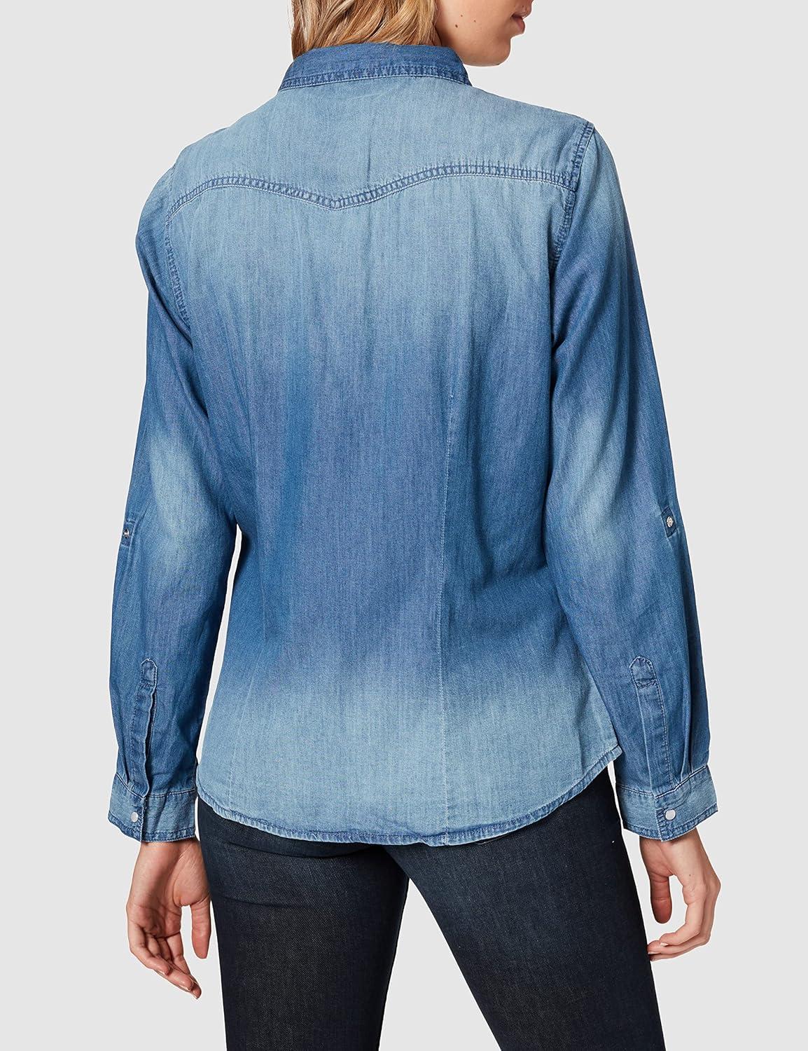 imageONLY 15109179 Chemisier Taille Normale Manches Longues Femme