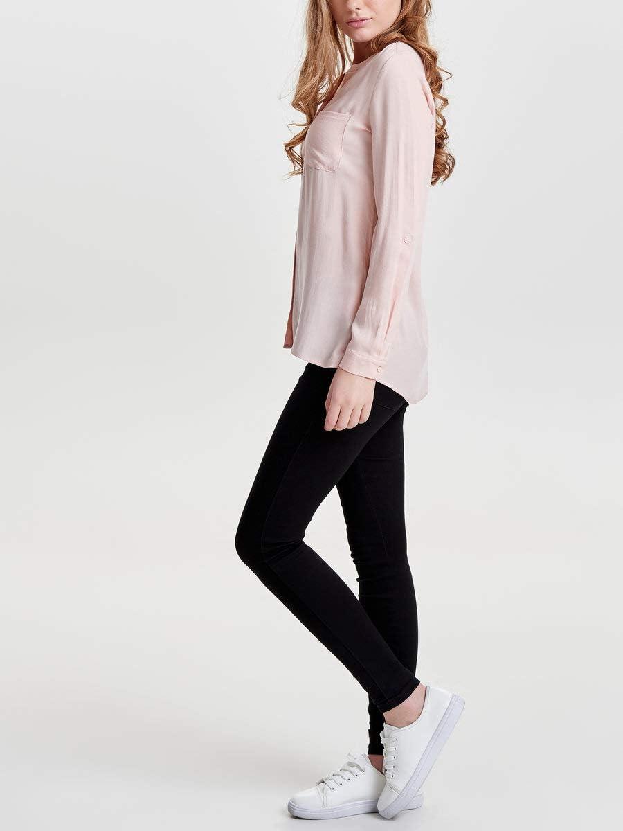 imageOnly Onlfirst Ls Pocket Shirt Noos WVN Blouse Femme