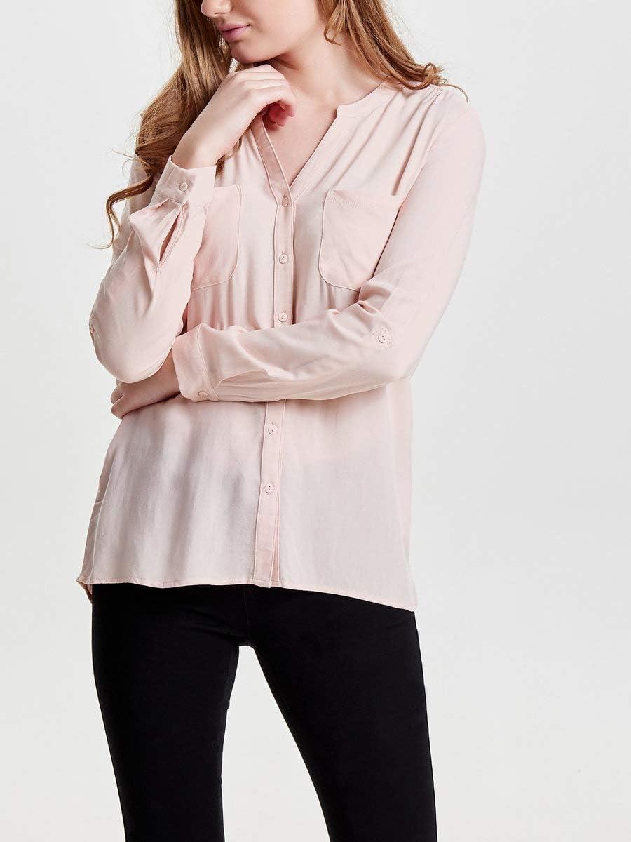 imageOnly Onlfirst Ls Pocket Shirt Noos WVN Blouse Femme