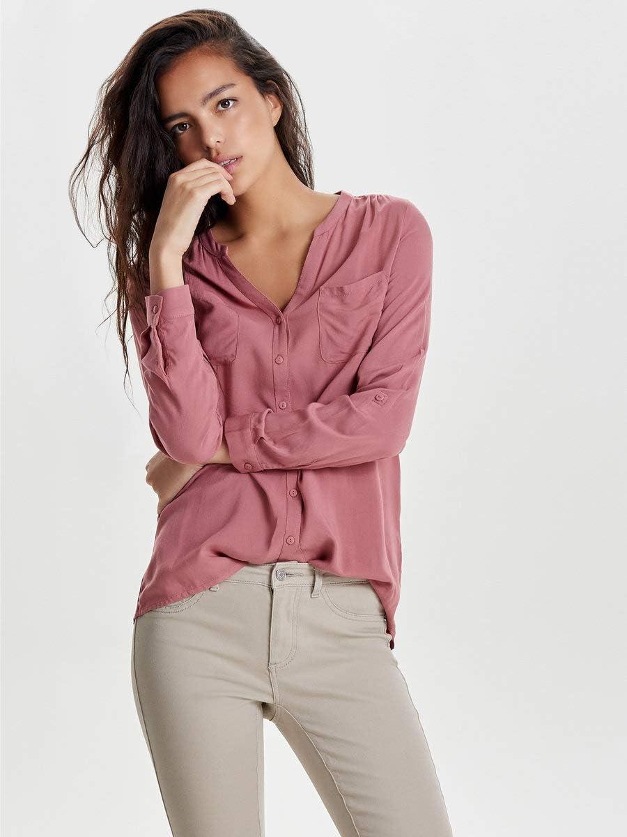 imageOnly Onlfirst Ls Pocket Shirt Noos WVN Blouse Femme
