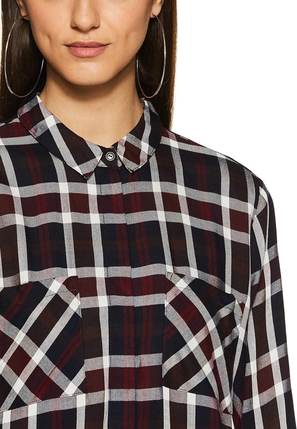 imageOnly Onlnew Haley Ls Vis Check Shirt Noos WVN Blouse Femme