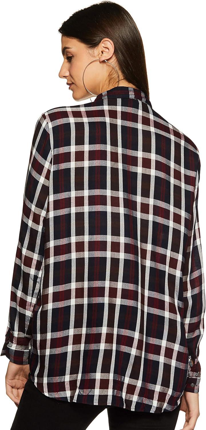 imageOnly Onlnew Haley Ls Vis Check Shirt Noos WVN Blouse Femme