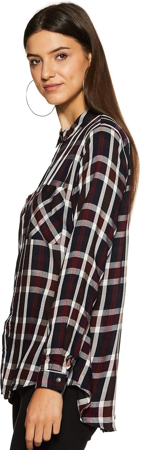 imageOnly Onlnew Haley Ls Vis Check Shirt Noos WVN Blouse Femme