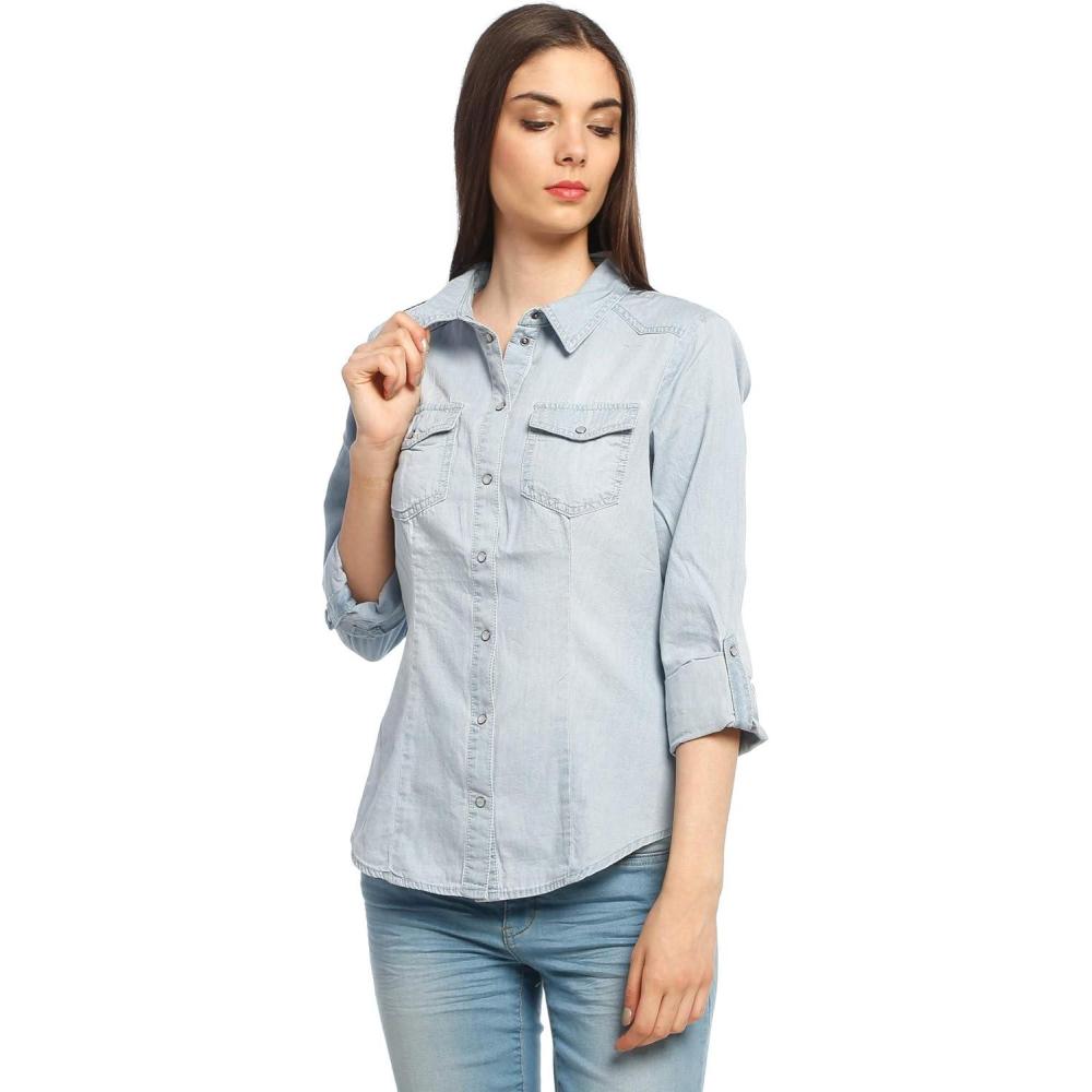 imageONLY Rock  Chemise maternit  uni  Manches Longues  Femme