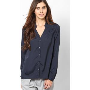 ONLY Lucca – Chemise maternité – Coupe Droite – Manches Longues – Femme(Bleu (Total Eclipse))