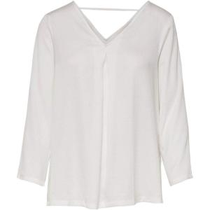 Only Onlnatalia Sateen V Neck Top WVN T-Shirt À Manches Longues Femme
