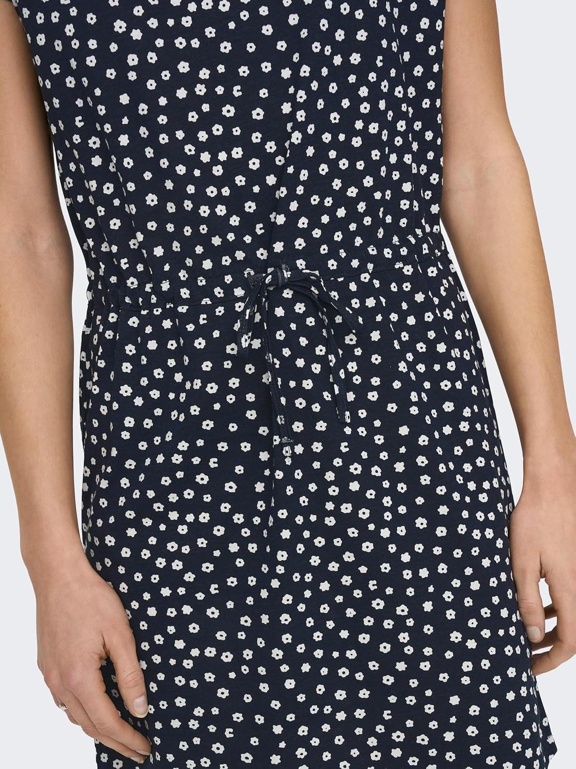 image:imageONLY ONLMAY SS Noos Robe Femme Robe miLongue MarineNight SkyAoplea Flower