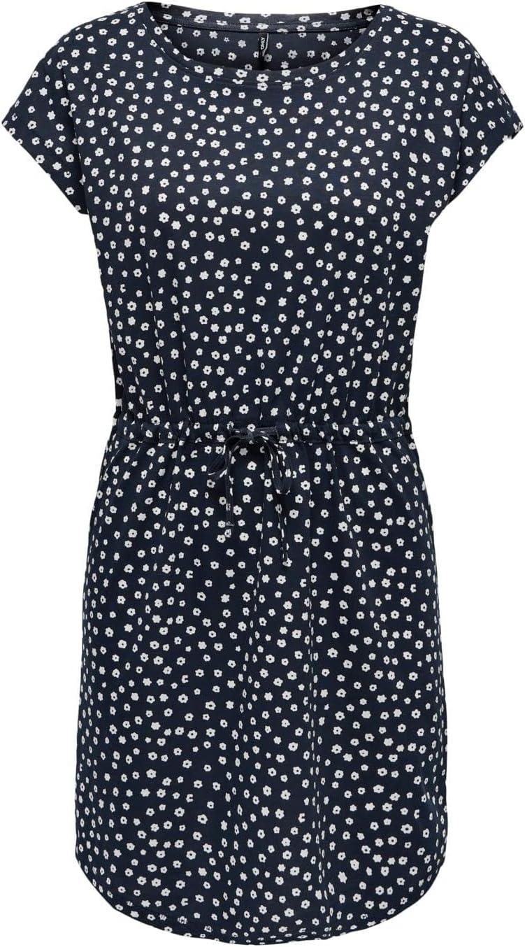image:imageONLY ONLMAY SS Noos Robe Femme Robe miLongue MarineNight SkyStripescloud Dancer Nadia