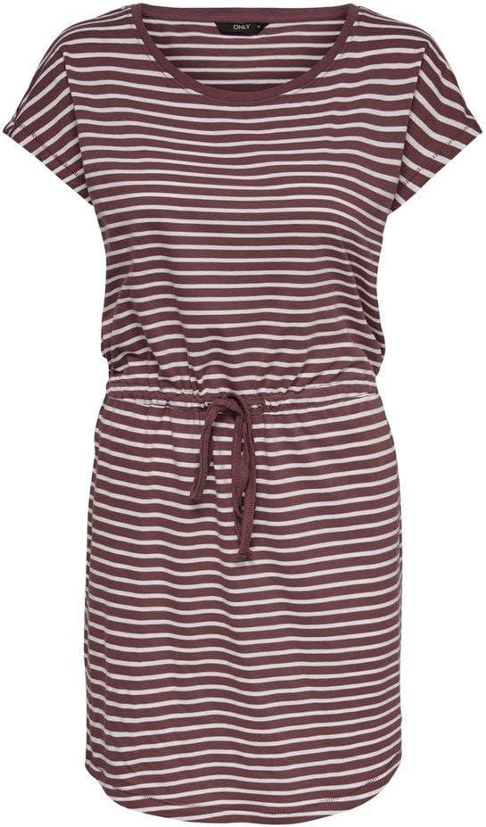 image:imageONLY ONLMAY SS Noos Robe Femme Robe miLongue MarineRouge Apple Butter