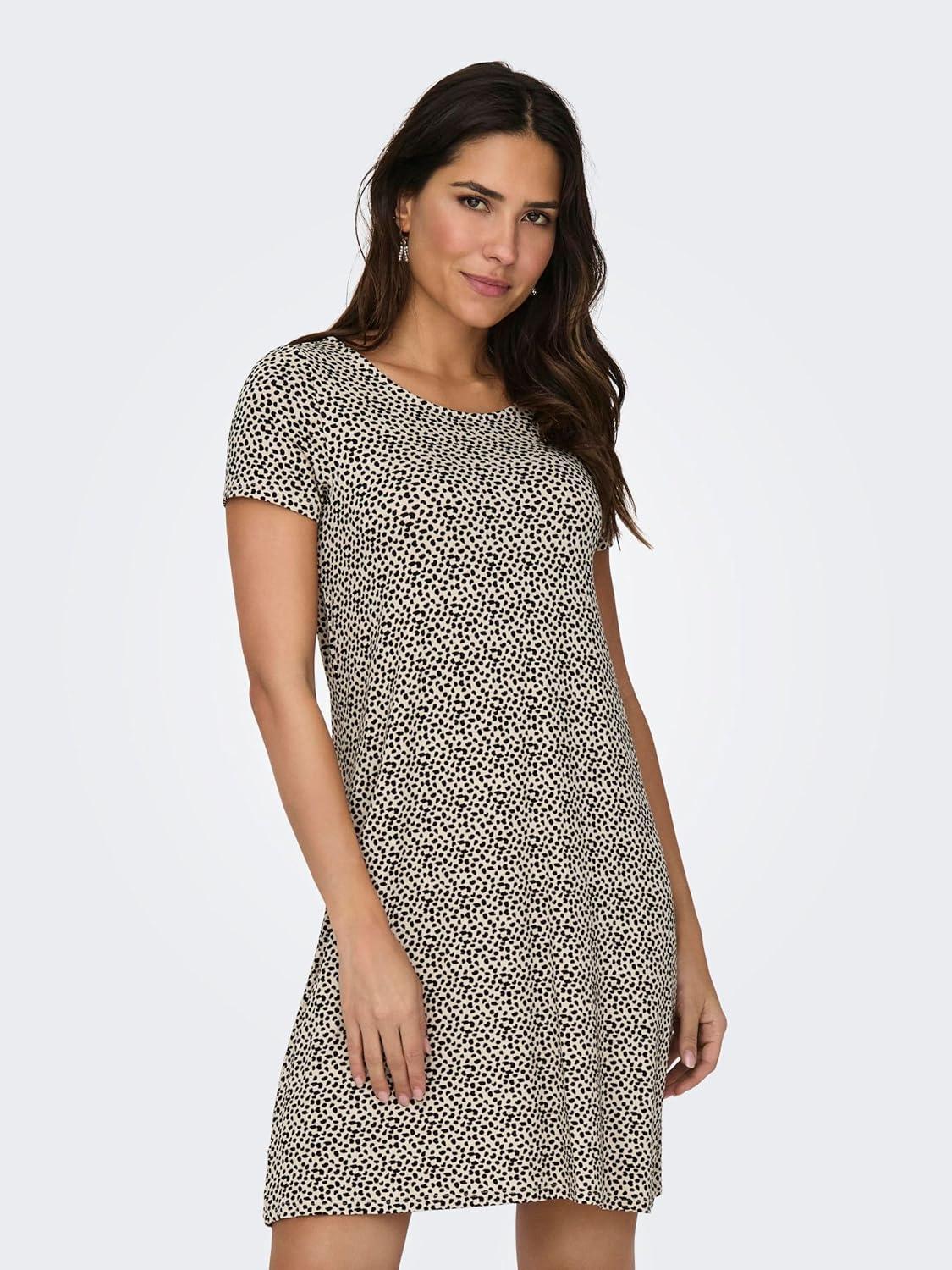 image:imageOnly Onlbera Back Lace Up Robe SS JRS Noos Robe Femme Lot de 1Gris