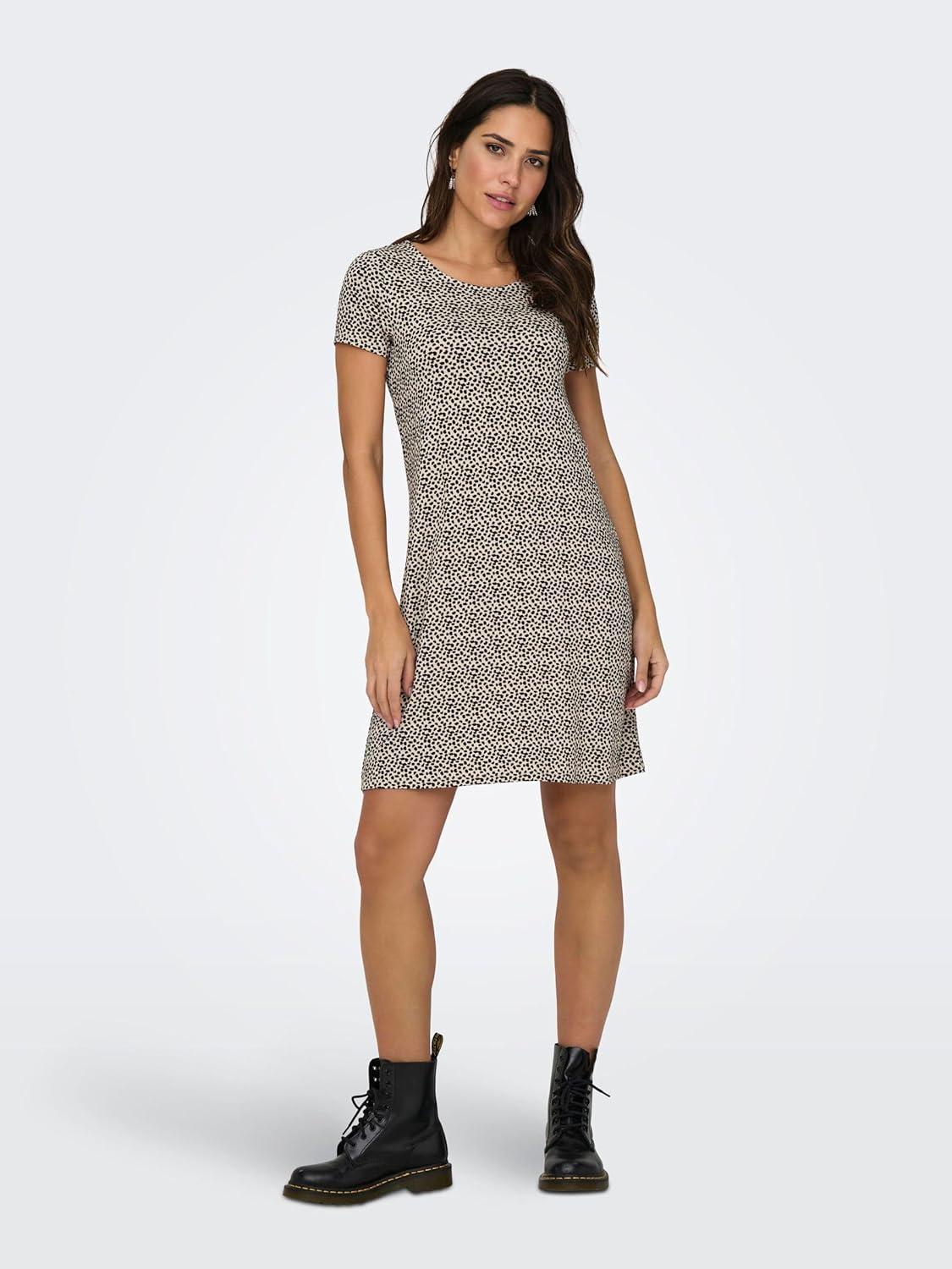 image:imageOnly Onlbera Back Lace Up Robe SS JRS Noos Robe Femme Lot de 1Gris
