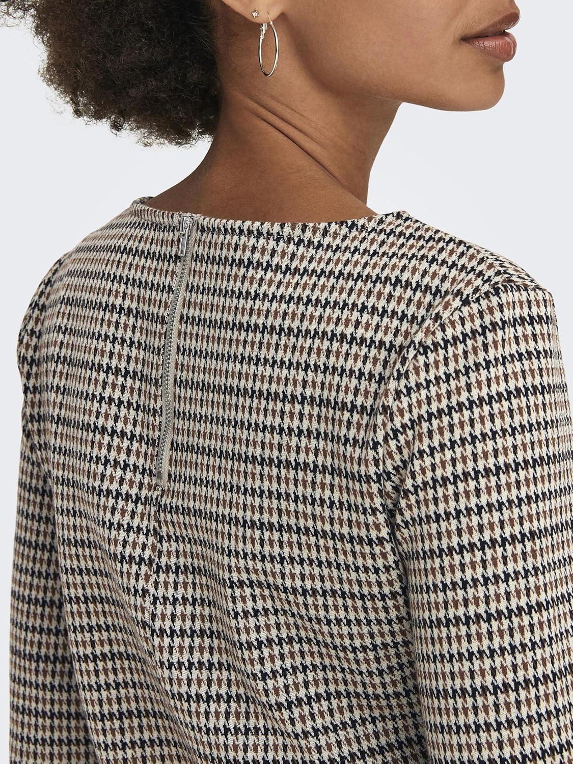 image:imageOnly Robe Courte ONLBRILLIANT pour FemmeCloud DancerChecks Raya Check