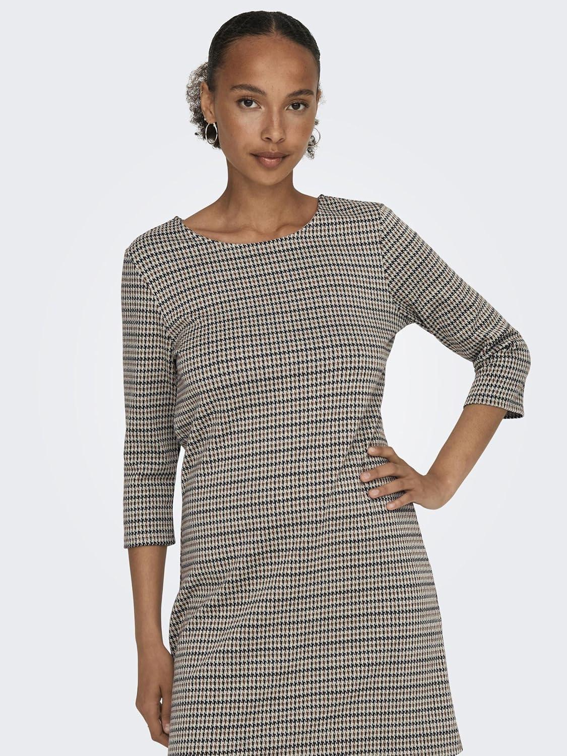 image:imageOnly Robe Courte ONLBRILLIANT pour FemmeCloud DancerChecks Raya Check