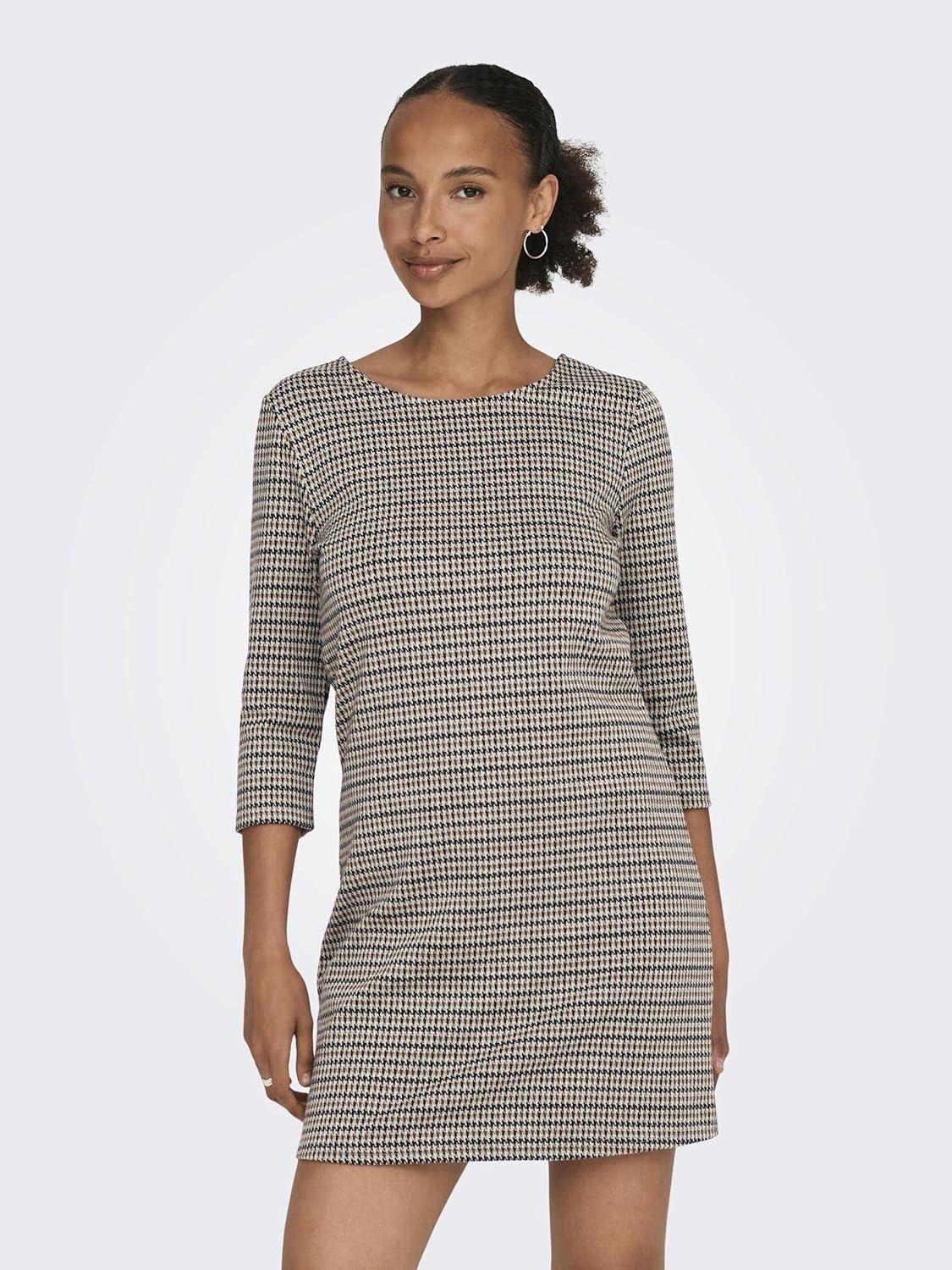 image:imageOnly Robe Courte ONLBRILLIANT pour FemmeCloud DancerChecks Raya Check