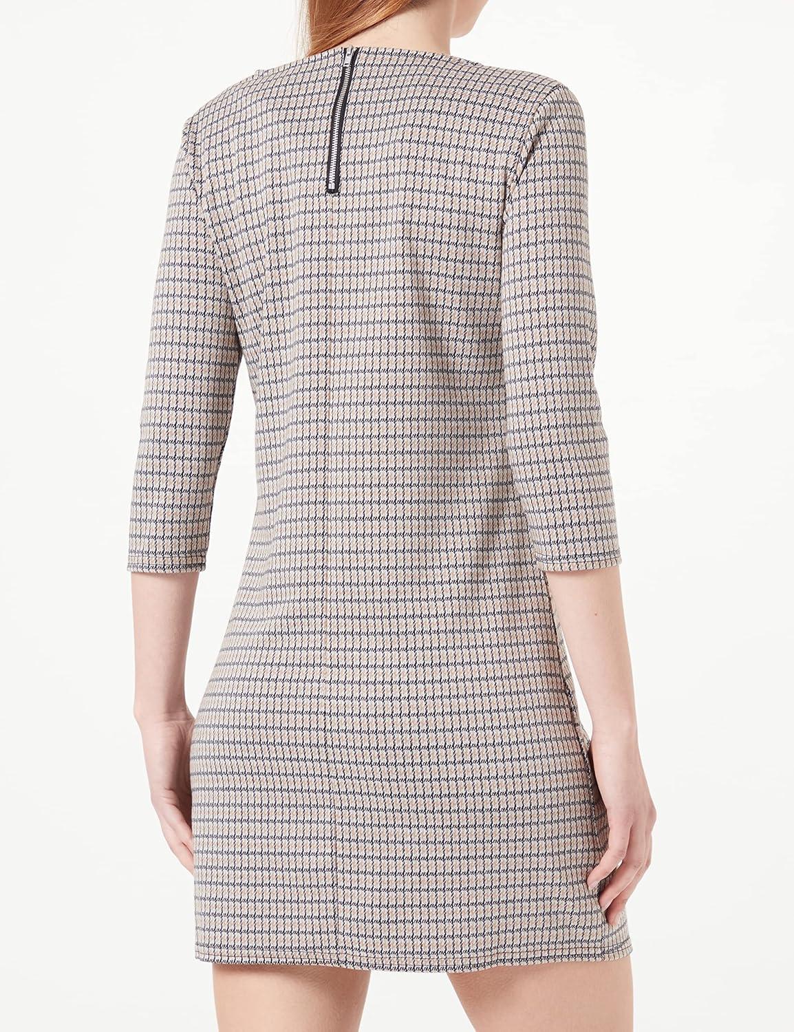 image:imageOnly Robe Courte ONLBRILLIANT pour FemmeNoirCarreaux Ella Check