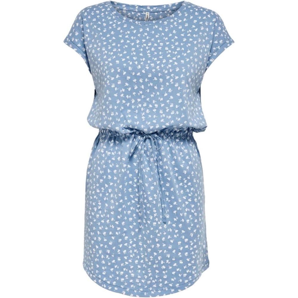 image:imageONLY ONLMAY SS Noos Robe Femme Robe miLongue MarineAllureAopfiona Ditsy