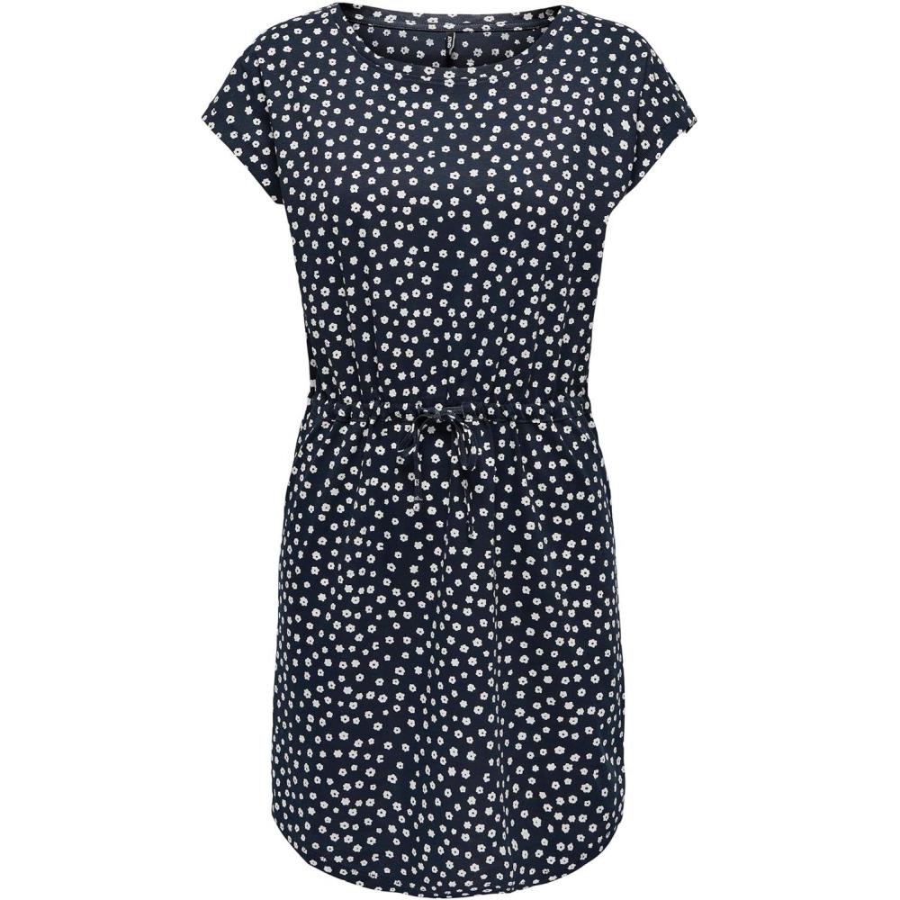 image:imageONLY ONLMAY SS Noos Robe Femme Robe miLongue MarineNight SkyAoplea Flower