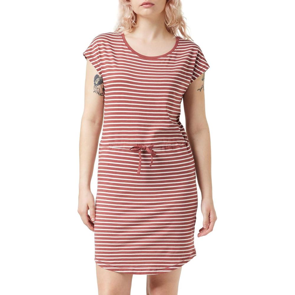 image:imageONLY ONLMAY SS Noos Robe Femme Robe miLongue MarineRouge Apple Butter