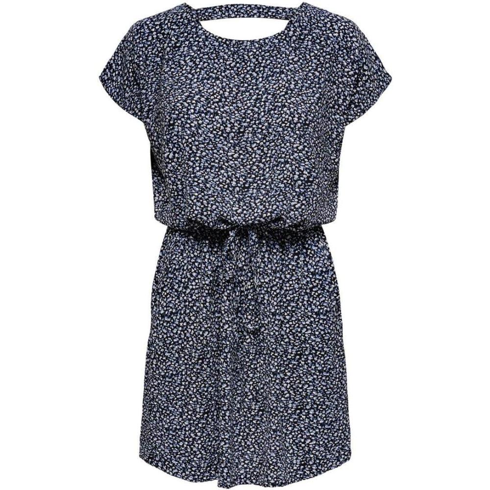 image:imageOnly Onlmariana Myrina SS Det Dress Noos WVN Robe dcontracte FemmeNoir 2