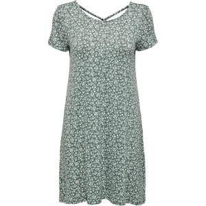 Only Onlbera Back Lace Up Robe S/S JRS Noos Robe Femme (Lot de 1)(Baume Green)
