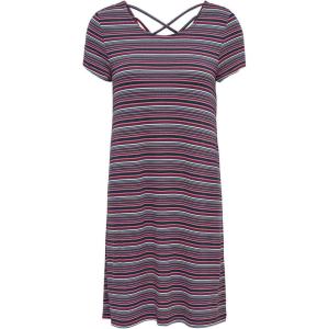Only Onlbera Back Lace Up Robe S/S JRS Noos Robe Femme (Lot de 1)(Mango Mojito/Aop:cloud Dancer Dots)